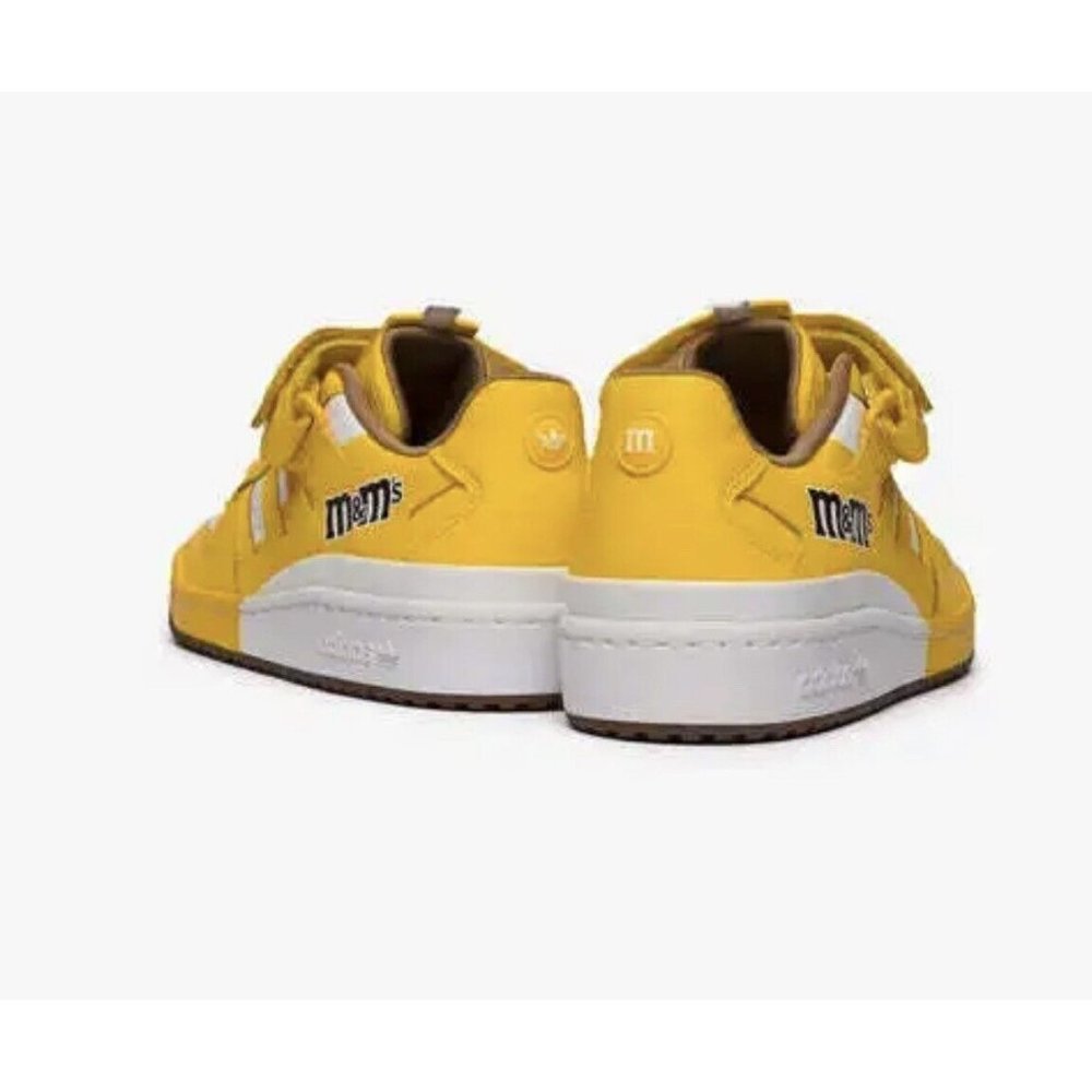 adidas Forum Low 84 x M&M's Shoes Yellow White GY6317 Men's Size 10.5 NEW - Picture 5 of 9